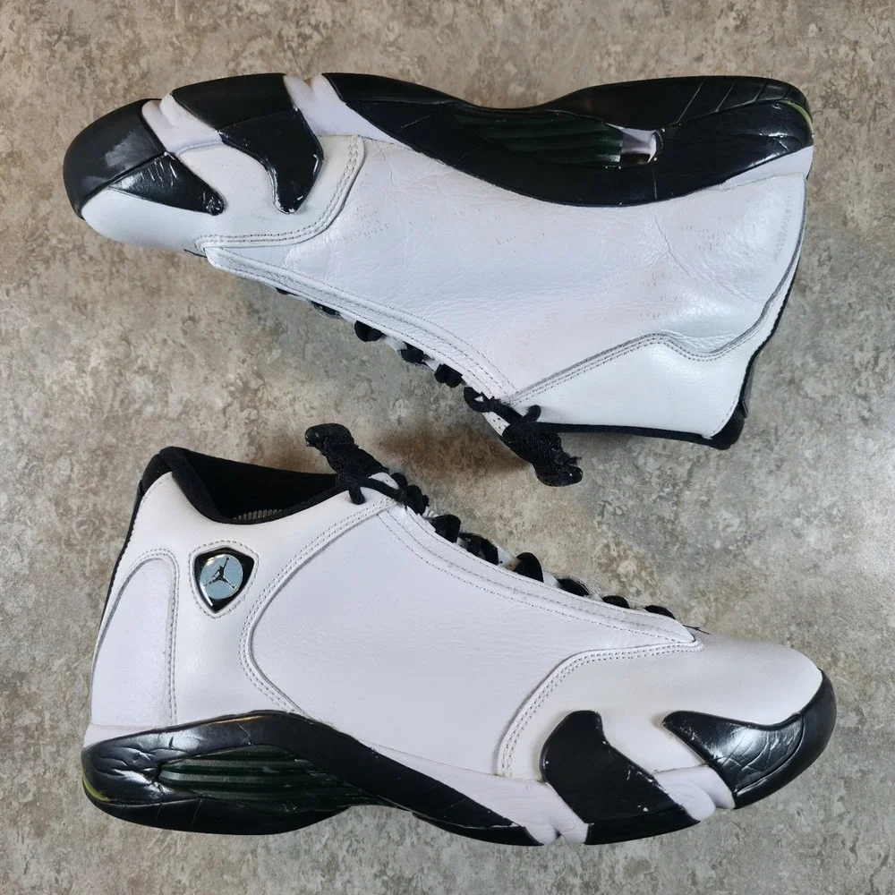Men's 10.5 - Jordan 14 Retro White Oxidized Green (2016) 487471-106 Sneakers